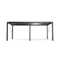 Alora Modern Durable All-Weather Outdoor Pergola With Aluminum Frame And Steel Louvers (10x19)
