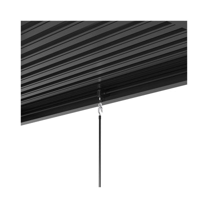 Alora Modern Durable All-Weather Outdoor Pergola With Aluminum Frame And Steel Louvers (10x19)