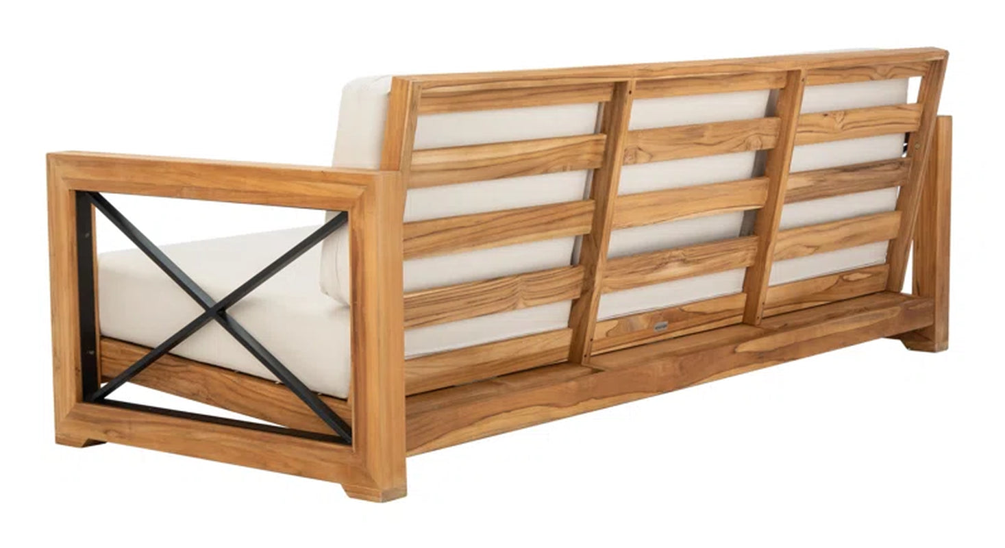 Vella 83.5'' Wide Straight Patio Sofa with Cushions