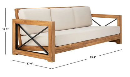 Vella 83.5'' Wide Straight Patio Sofa with Cushions