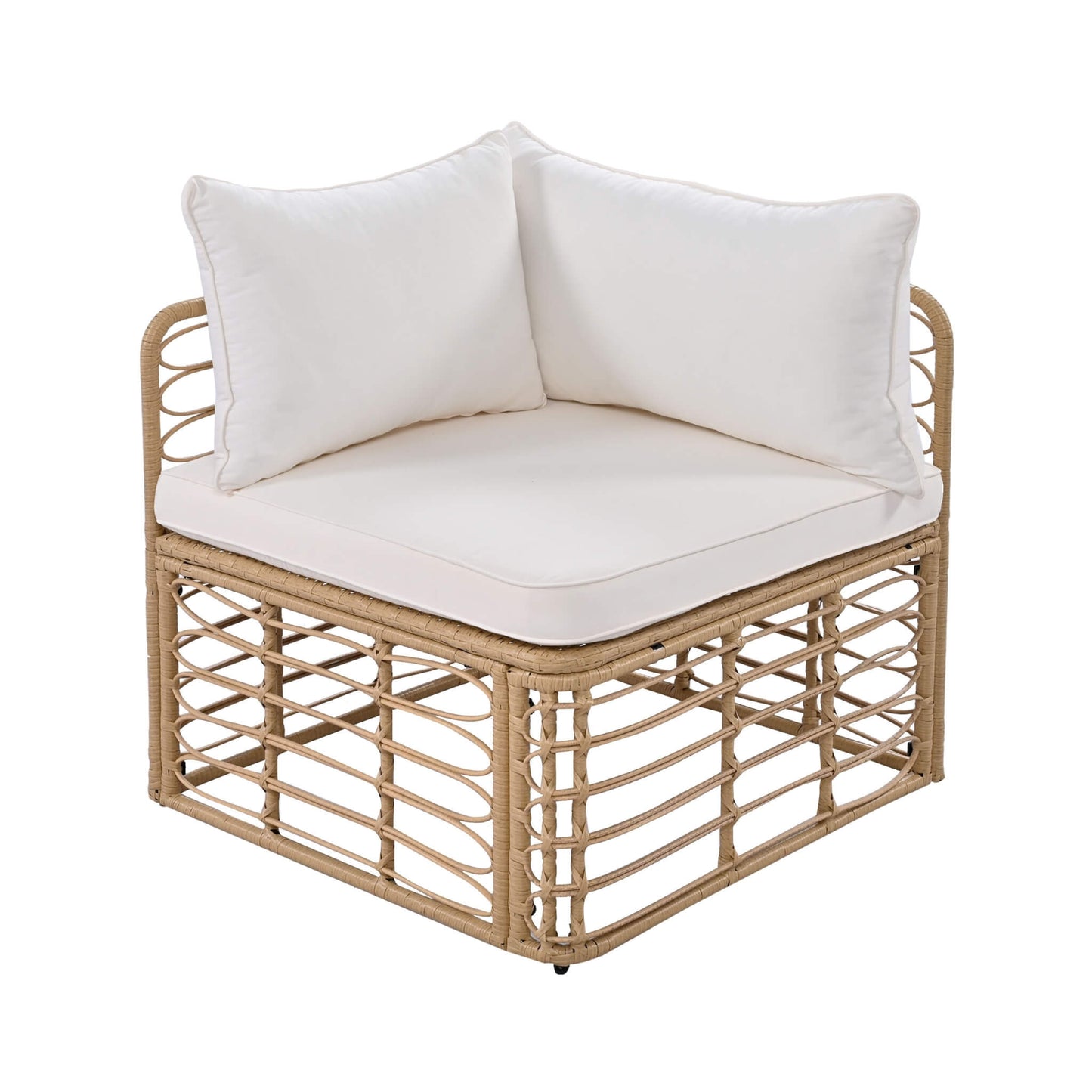 Alora 7-Piece Outdoor All-Weather Rattan Patio Sofa Set With Cushions