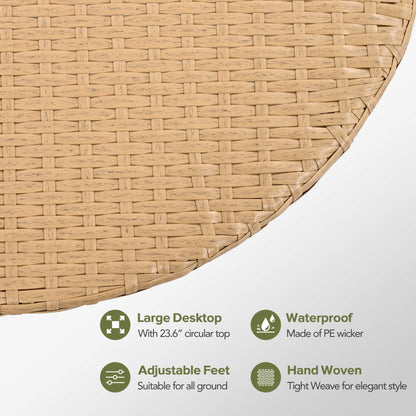 Alora 7-Piece Outdoor All-Weather Rattan Patio Sofa Set With Cushions
