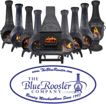 Casita Grill Chiminea Outdoor Fireplace Wood Burning Firepit and Pizza Oven