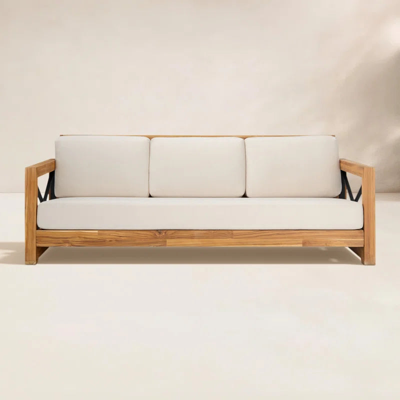 Vella 83.5'' Wide Straight Patio Sofa with Cushions