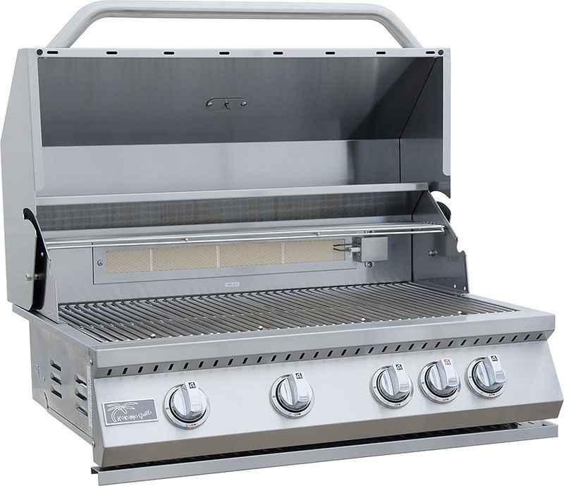KoKoMo Outdoor Kitchen Island with Fire Feature