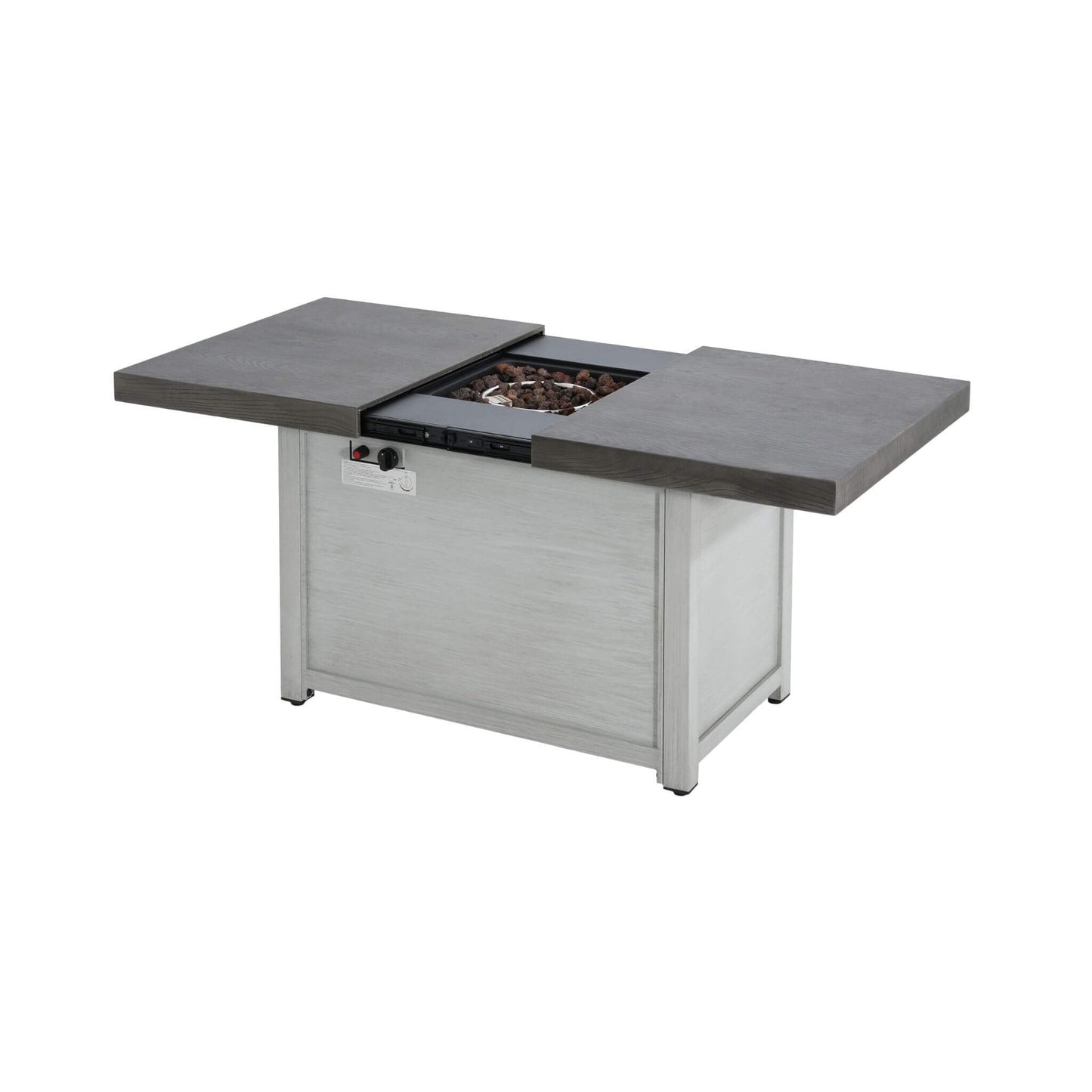 Alora Premium 50K BTU Rectangle Outdoor Aluminum Fire Pit Table