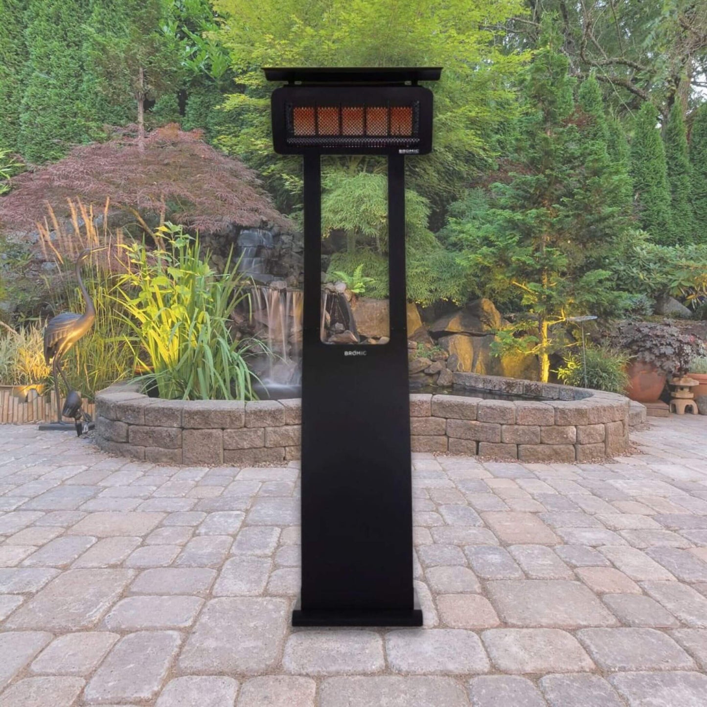 Bromic Heating 85-Inch 38,500 BTU Tungsten Smart-Heat™ Propane Gas Freestanding Portable Patio Heater