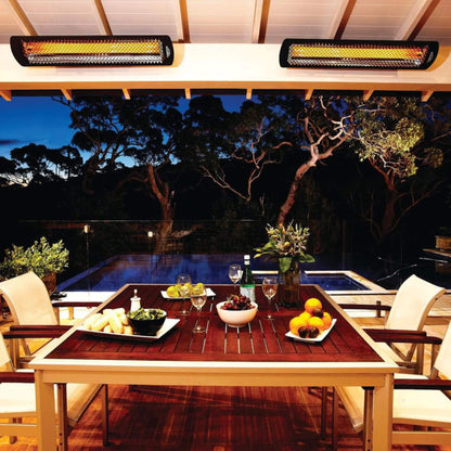 Bromic Heating Tungsten Smart-Heat™ 44-Inch 2000W Single Element 240V Electric Infrared Patio Heater