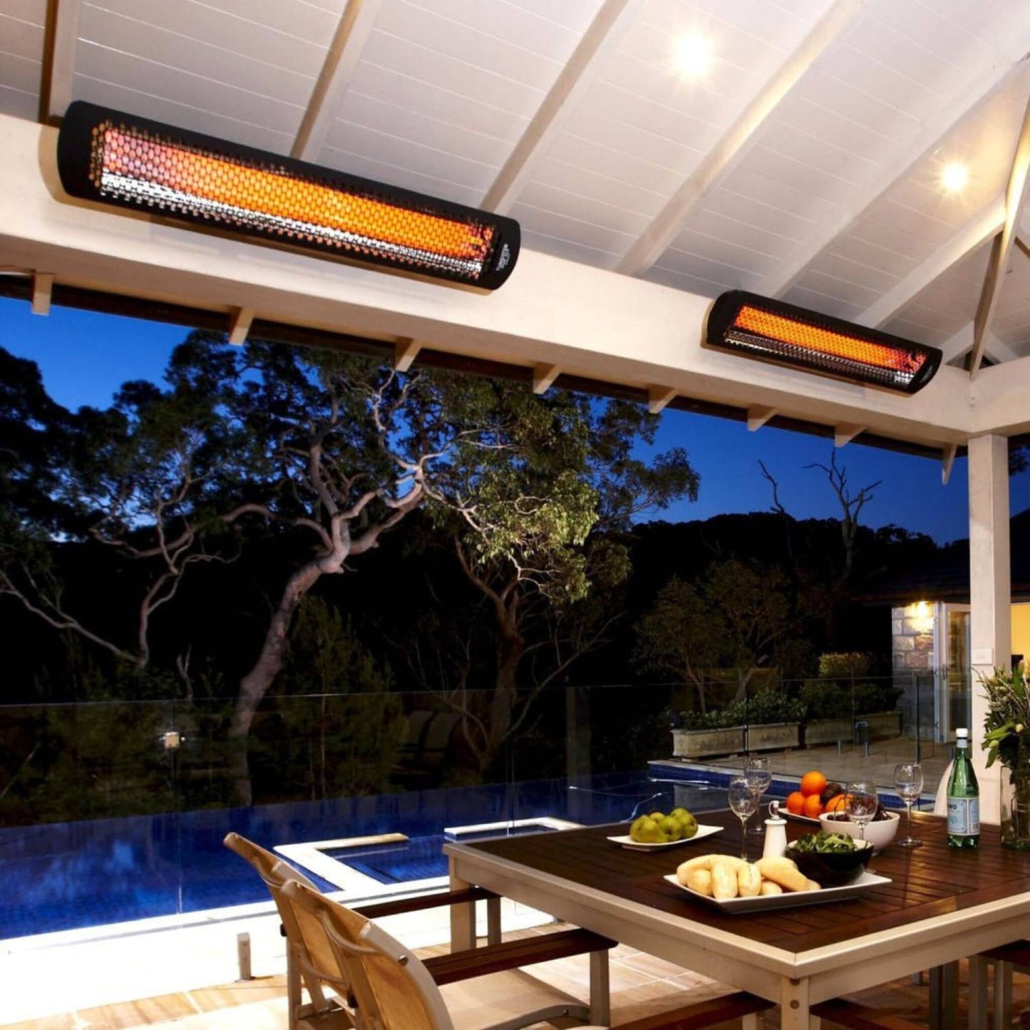 Bromic Heating Tungsten Smart-Heat™ 44-Inch 2000W Single Element 240V Electric Infrared Patio Heater