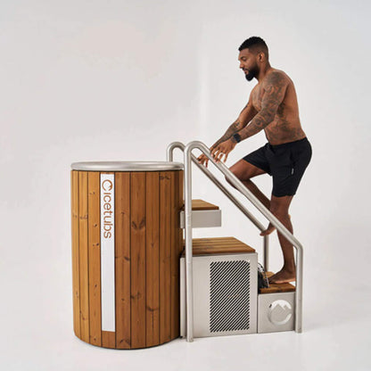 Icetubs- IceBarrel Thermowood And Fiberglass Cold Plunge Immersion Tub