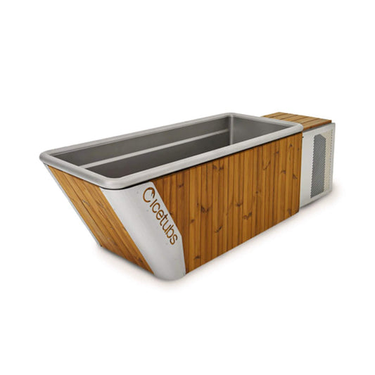 Icetubs- IceBath Thermowood And Stainless Steel Cold Therapy Immersion Bath