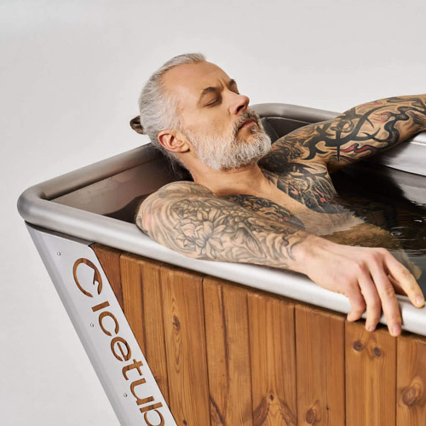 Icetubs- IceBath Thermowood And Stainless Steel Cold Therapy Immersion Bath