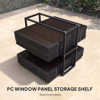 Alora Oasis Luxury Heavy-Duty Hardtop Sunroom With Aluminum Frame And LED Lights