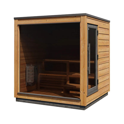 ThermaSol Nordic Dawn 4-Person Fully-Assembled Outdoor Sauna Cabin (Made-To-Order)