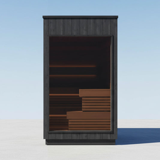 ThermaSol Nordic Misty 2-5 Person Fully-Assembled Outdoor Modular Sauna Cabin (Made-To-Order)