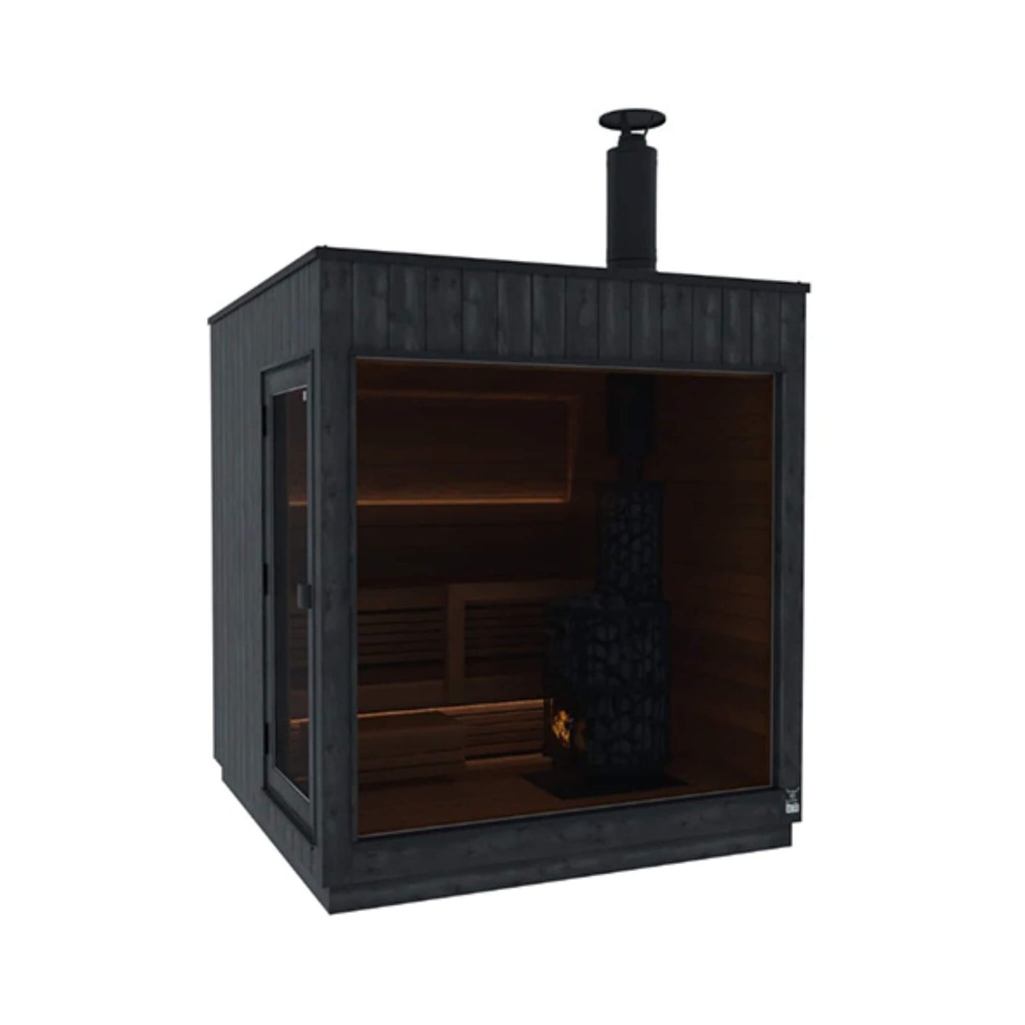 ThermaSol Nordic Misty 2-5 Person Fully-Assembled Outdoor Modular Sauna Cabin (Made-To-Order)
