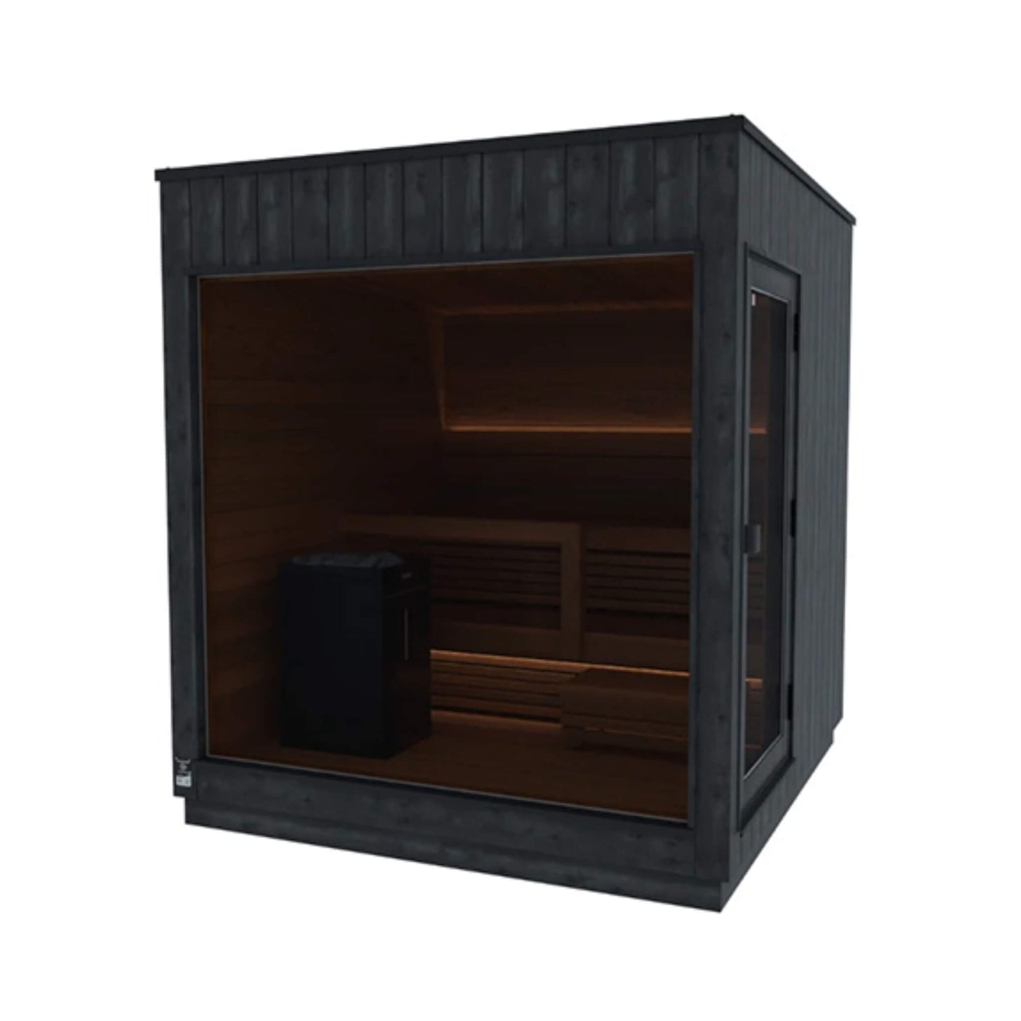 ThermaSol Nordic Misty 2-5 Person Fully-Assembled Outdoor Modular Sauna Cabin (Made-To-Order)