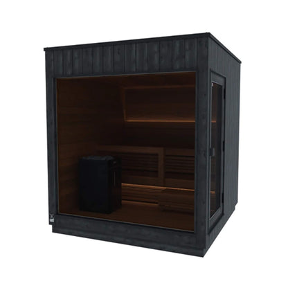 ThermaSol Nordic Misty 2-5 Person Fully-Assembled Outdoor Modular Sauna Cabin (Made-To-Order)