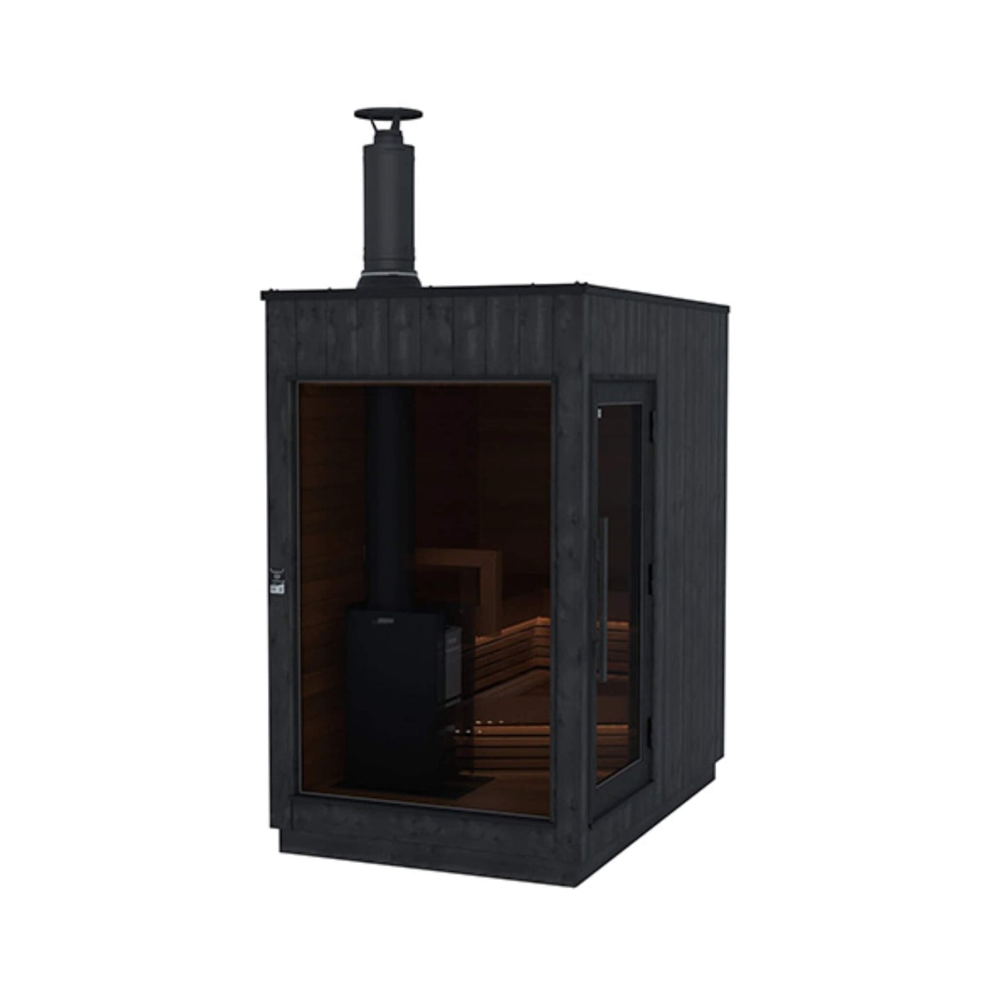 ThermaSol Nordic Misty 2-5 Person Fully-Assembled Outdoor Modular Sauna Cabin (Made-To-Order)