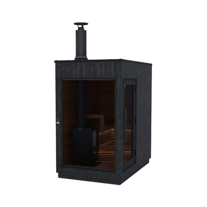 ThermaSol Nordic Misty 2-5 Person Fully-Assembled Outdoor Modular Sauna Cabin (Made-To-Order)