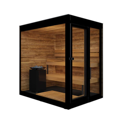 ThermaSol Vera 3-Person Fully-Assembled Outdoor Sauna Cabin (Made-To-Order)
