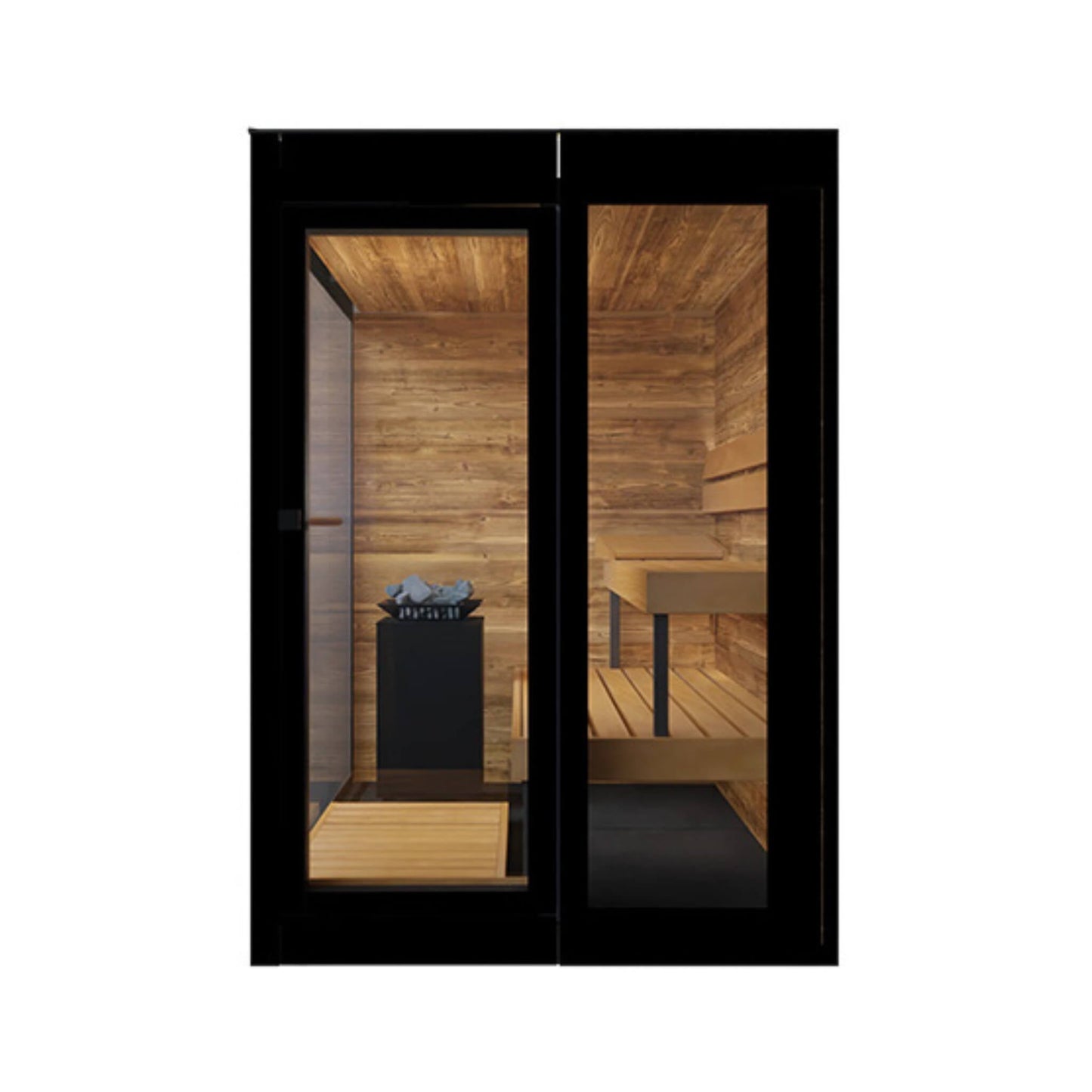 ThermaSol Vera 3-Person Fully-Assembled Outdoor Sauna Cabin (Made-To-Order)