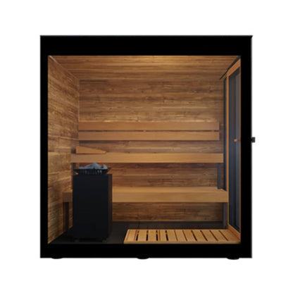 ThermaSol Vera 3-Person Fully-Assembled Outdoor Sauna Cabin (Made-To-Order)